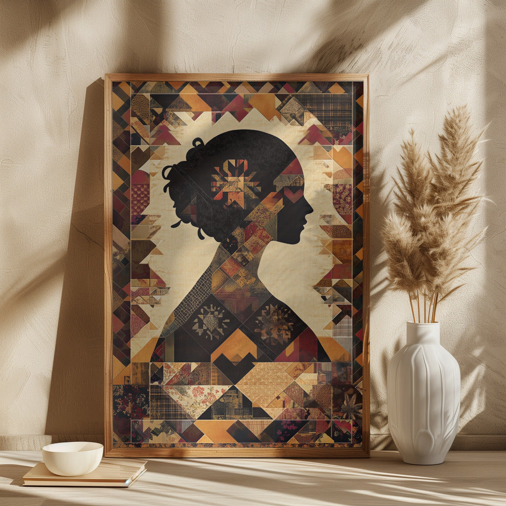 Patchwork Muse Poster