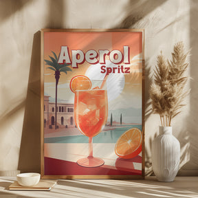 Aperol Spritz Tropical Poster