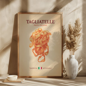 Tagliatelle Pasta Italiana Poster