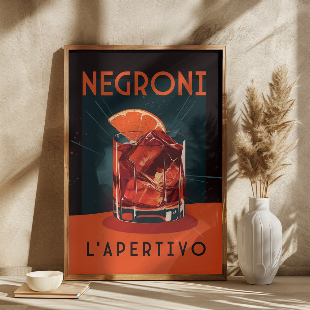 Negroni L&#039; Apertivo Poster