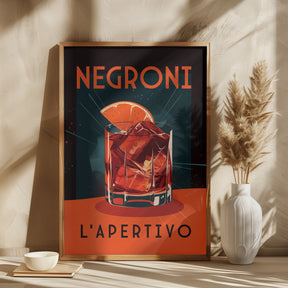 Negroni L&#039; Apertivo Poster