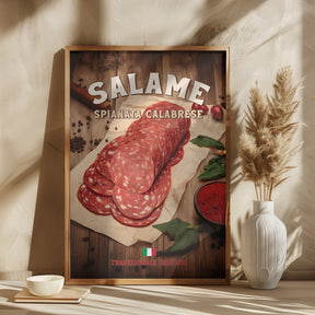 Salame Spianata Calabrese Poster