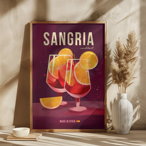 Sangria Cocktail Poster