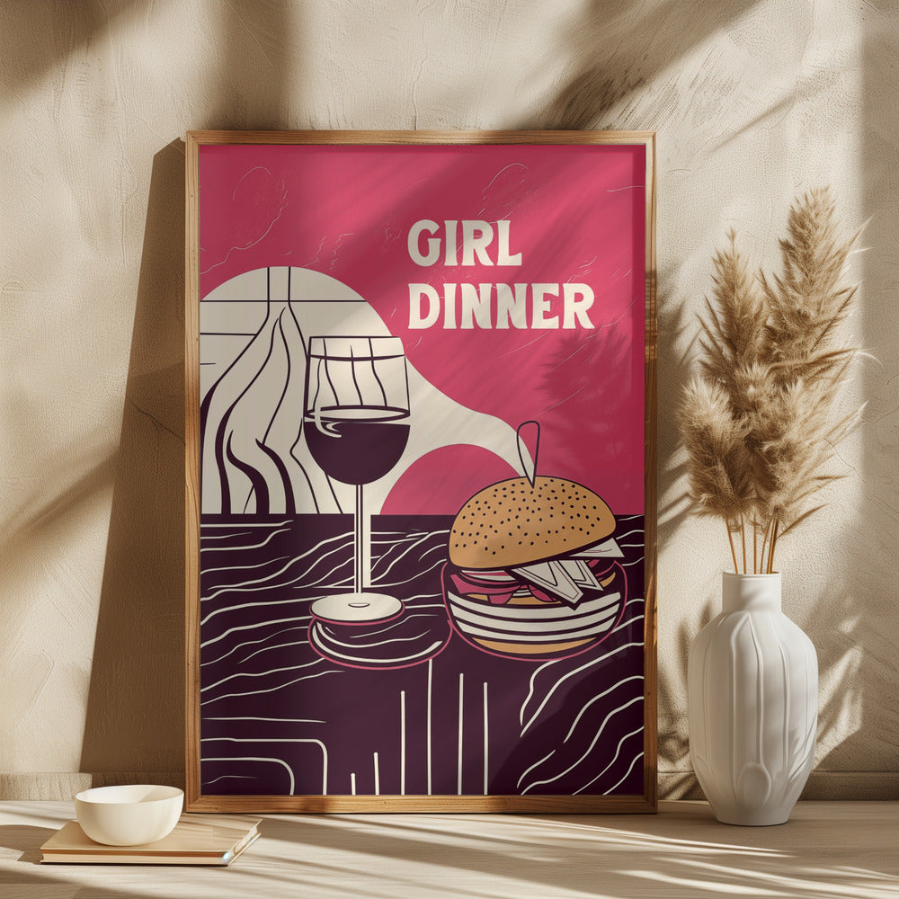 Girl Dinner No 3 Poster