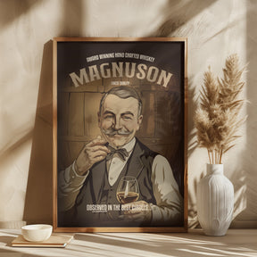 Magnuson Whiskey Poster