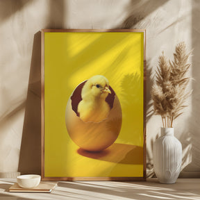 Yellow Chicken Poster