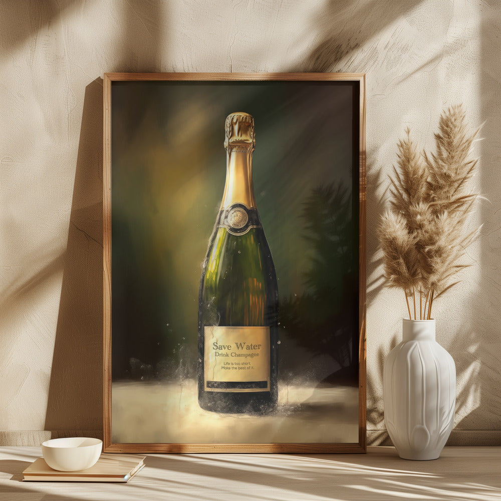 Drink Champagne Poster