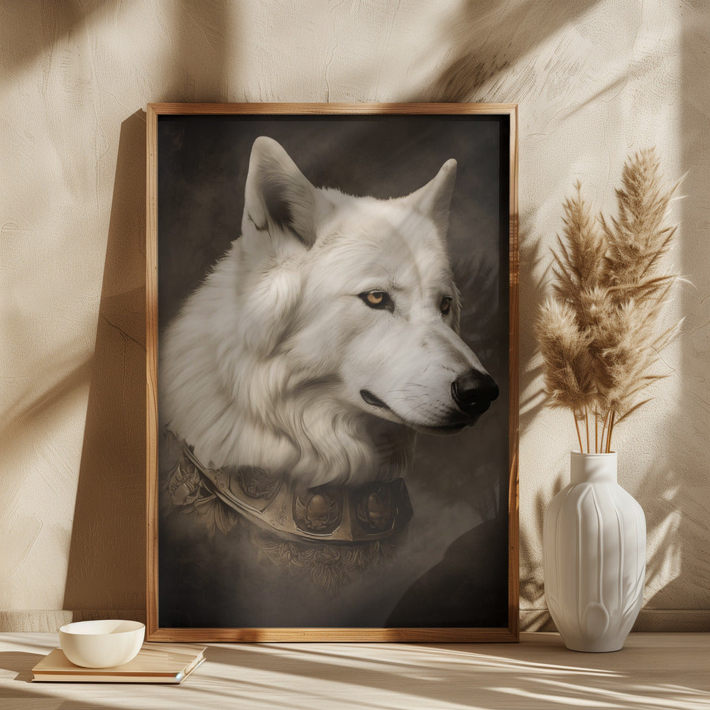 Wolf Portrait Poster