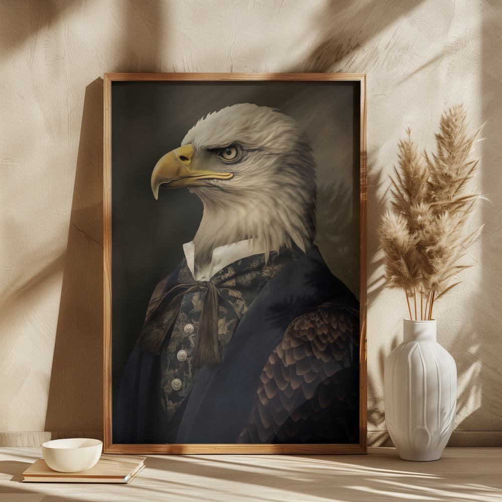 Bald Eagle Portrait Poster