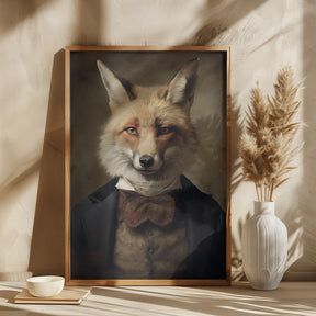 Fox Portrait Poster