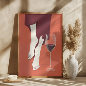 Wine and Dancing Poster