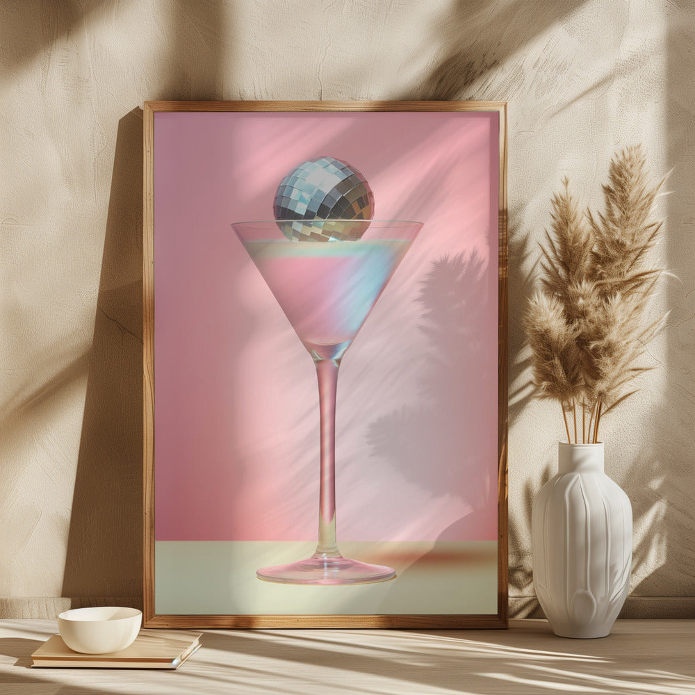 Disco Martini Poster