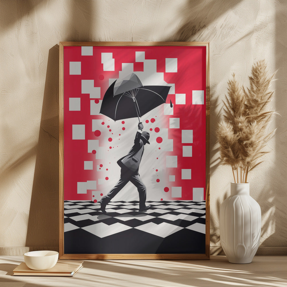 Umbrella Man Poster