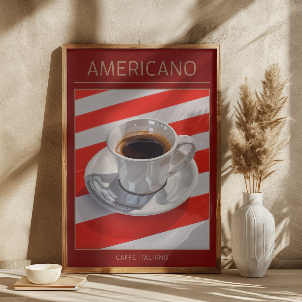 Americano Coffee Poster