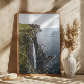 Kilt Rock and Mealt Falls, Isle of Skye, Scotland Poster