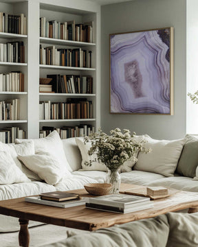 Purple Agate Poster