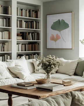 Pastel Ginkgo Poster