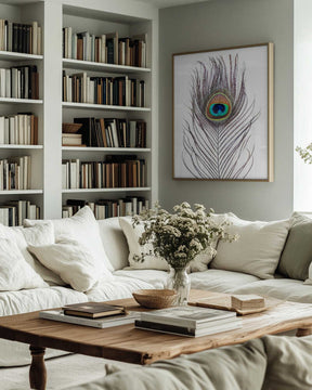 Peacock Feather Poster
