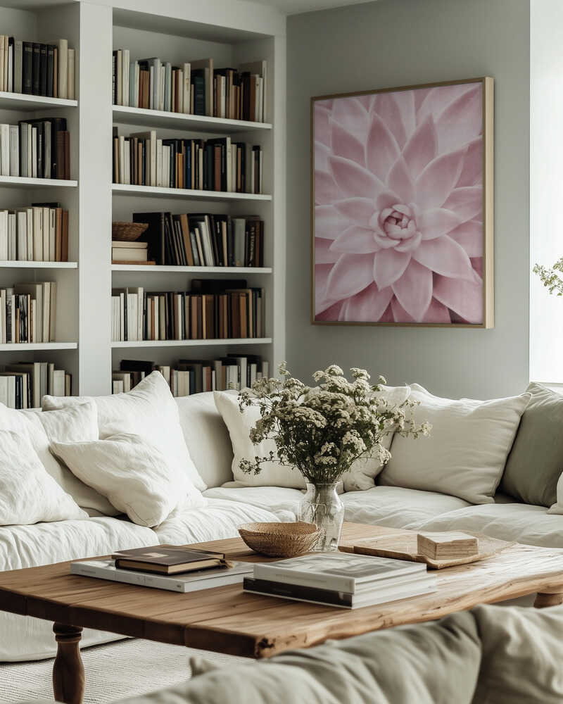 Pink Succulent Poster