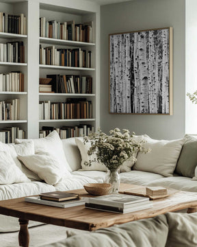 Birches Poster