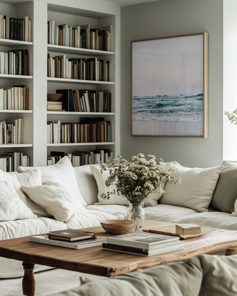 Abstract Waves Poster