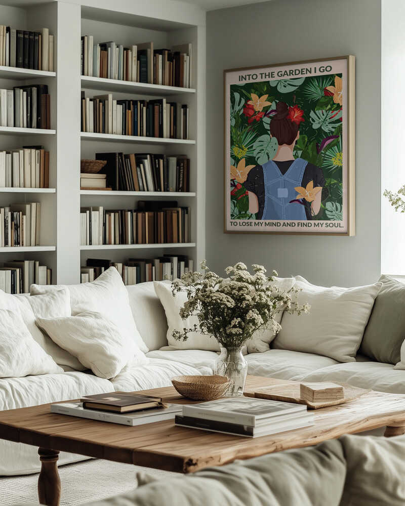 Into the Garden Standard Wall Art Poster