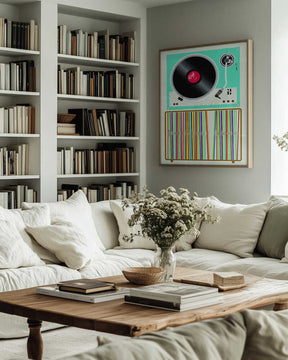 Vinyl Stack Poster