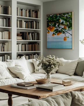 Amalfi Coast Oranges IV Poster