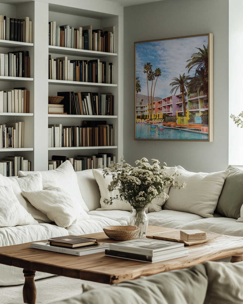 Palm Springs Pool Day VII Poster