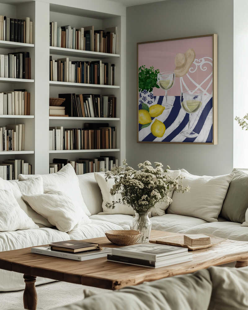 White wine for two Poster