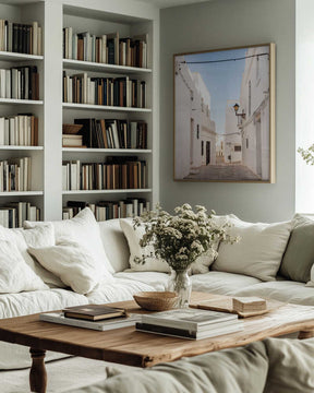 The White town of Vejer de La Frontera Poster