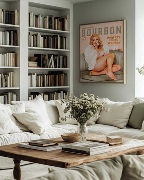 Babes of Bourbon Vol 7 Sexy Vintage Whiskey Pinup Girl Poster