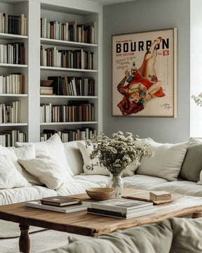 Babes of Bourbon Vol 13 Rum Drinking Pinup Girl Art Poster