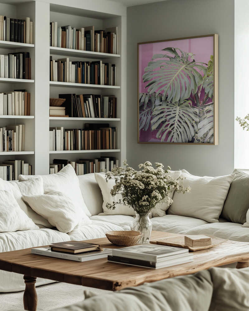 Monstera leaf La Muralla Poster