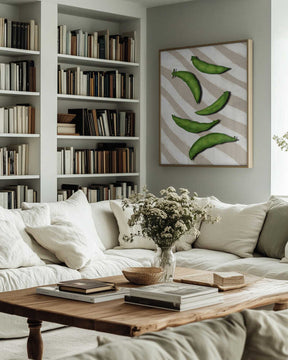 Sugar snap peas Poster