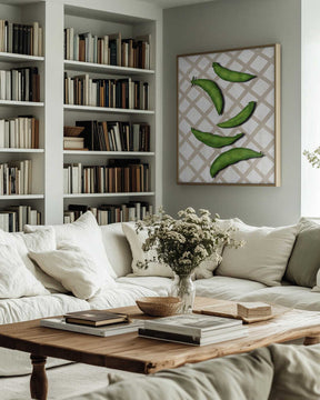 Sugar snap peas Poster