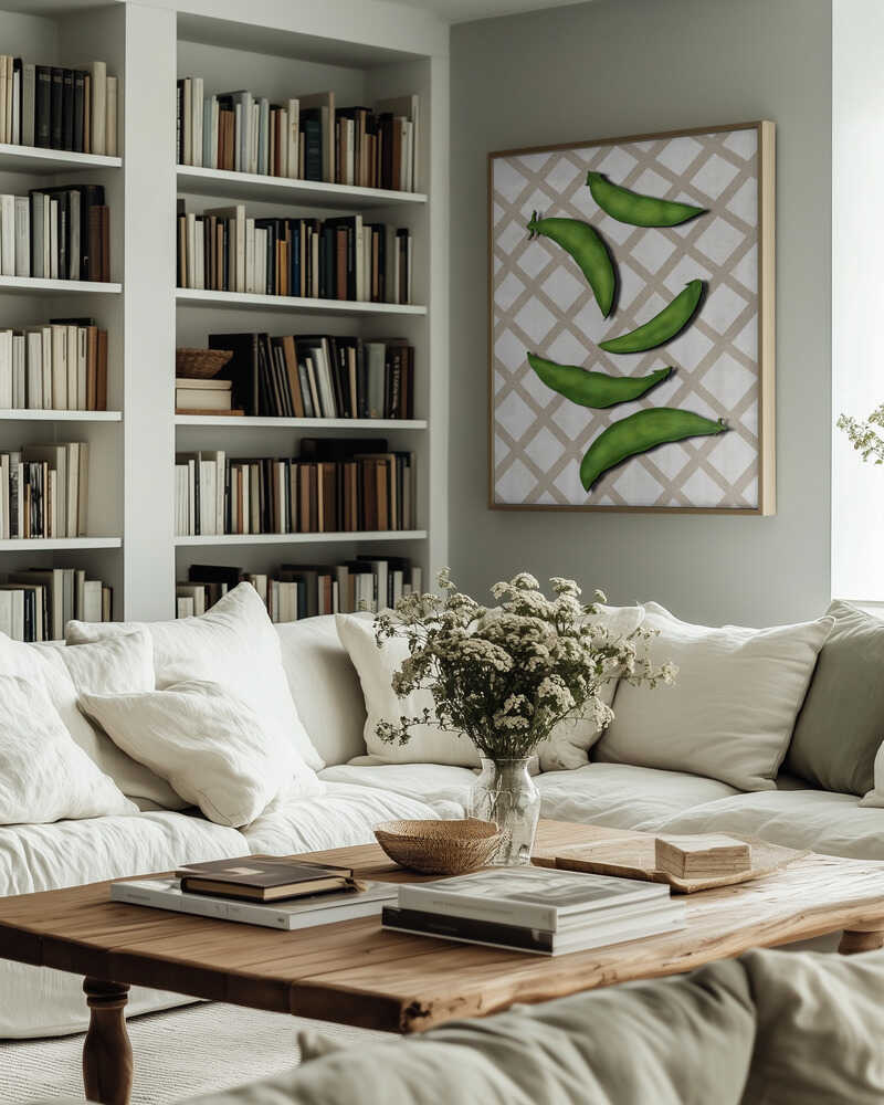 Sugar snap peas Poster