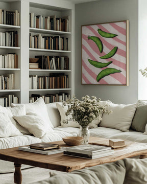 Sugar snap peas Poster