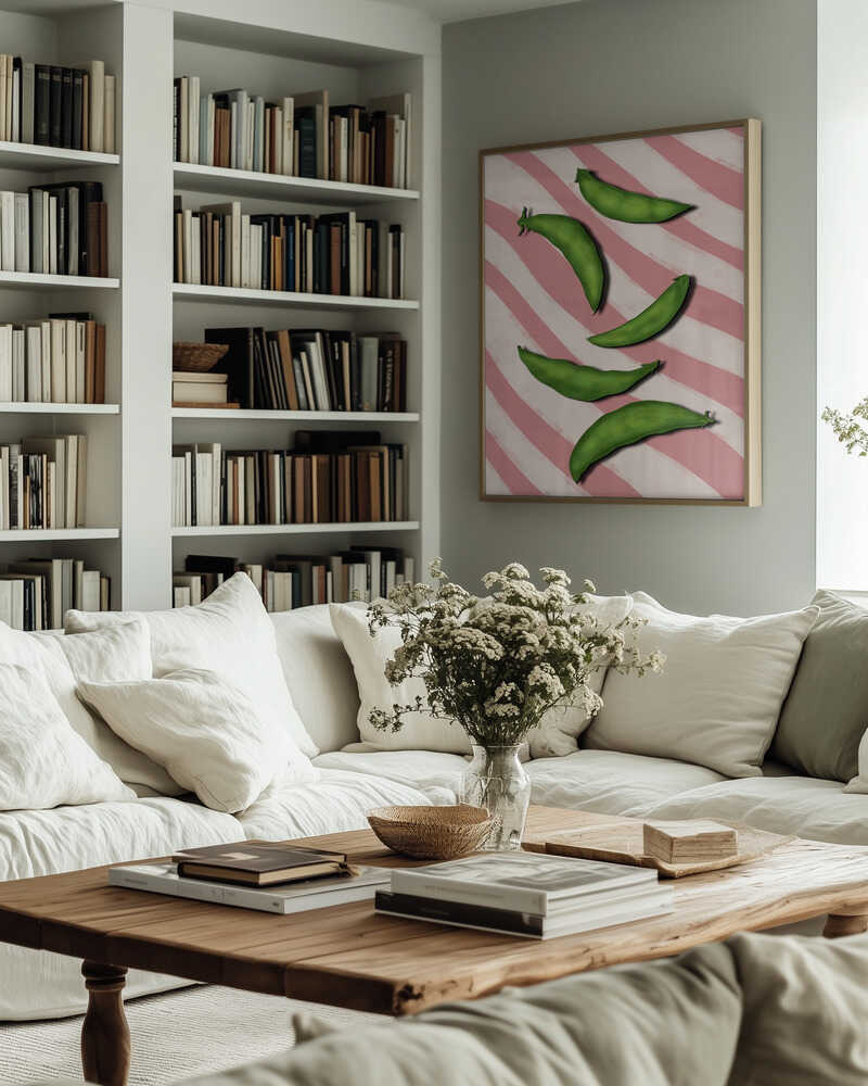 Sugar snap peas Poster