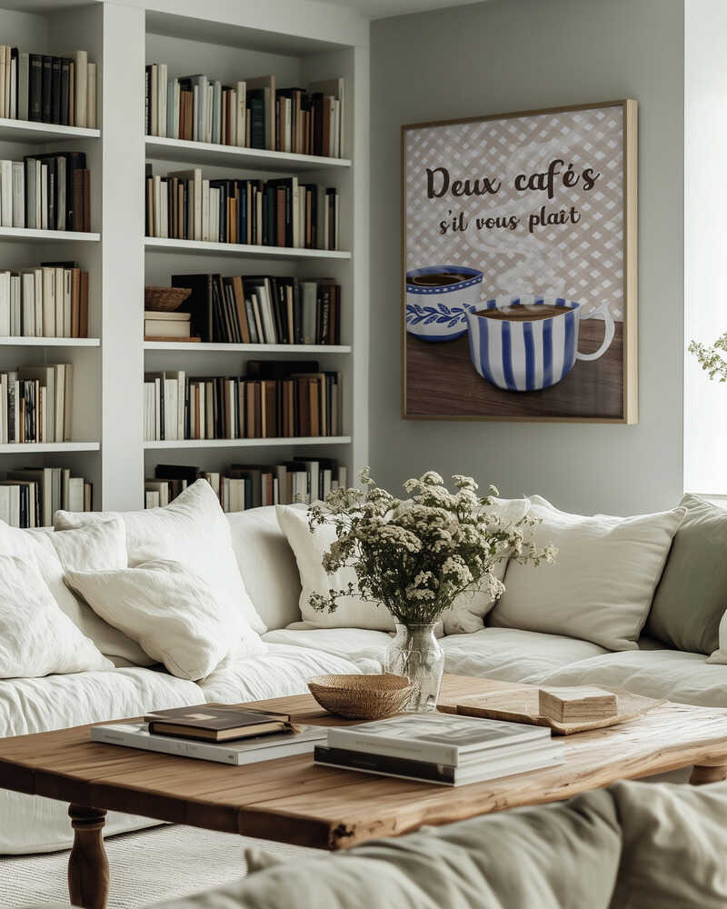 Two coffees please Poster