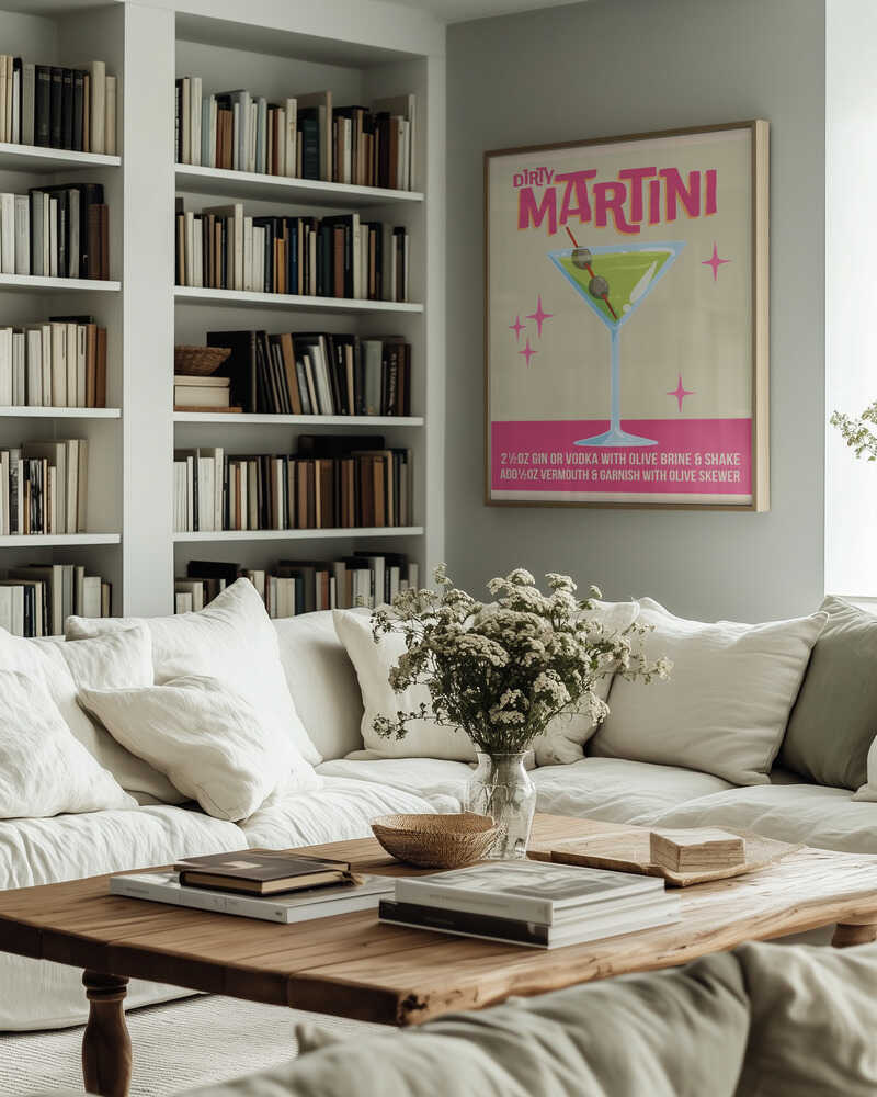 Dirty Martini Cocktail 01.png Poster