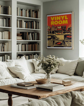 Vinyl Room Art Print Poster