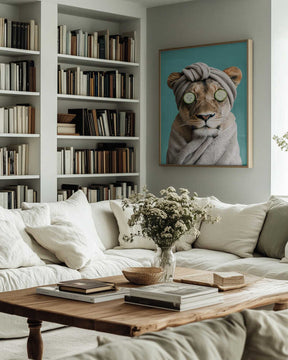 Luxury Lioness Poster