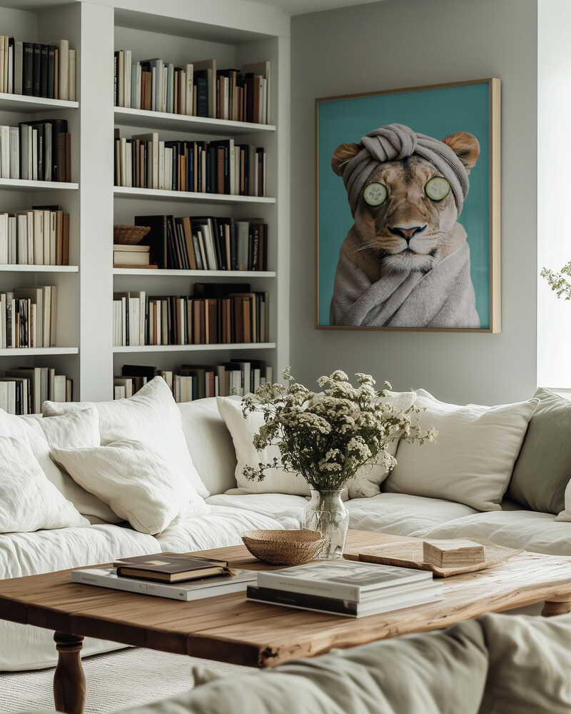 Luxury Lioness Poster