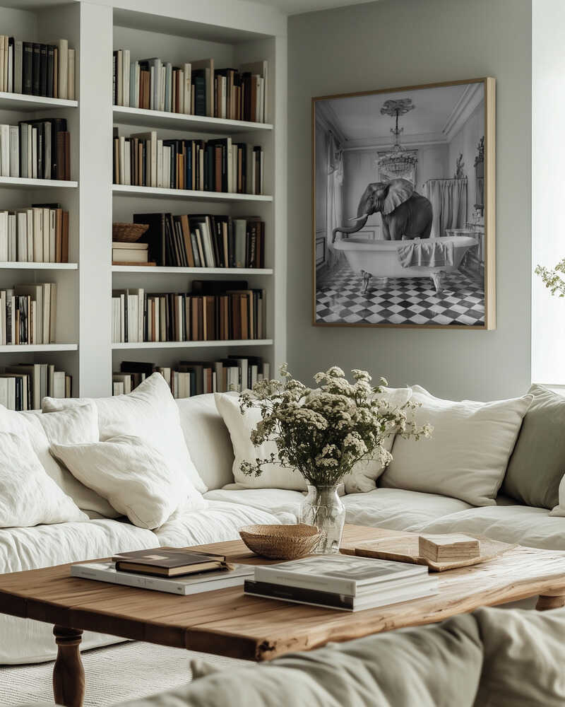 A Bathroom Occupied Poster