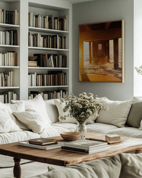 Golden Pier Pathway Poster