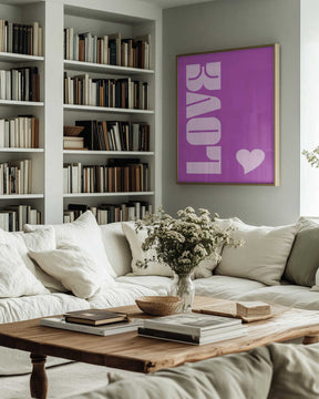 Purple Love Vibe Poster