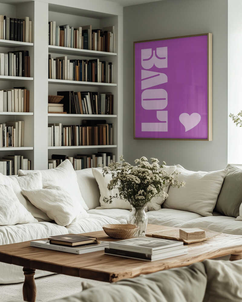 Purple Love Vibe Poster