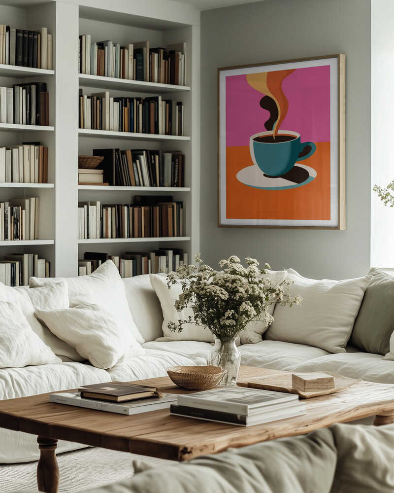 A3 Coffee Steam Pink Final 01 01.png Poster