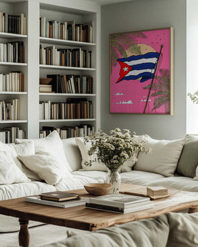The Cuban Flag Poster